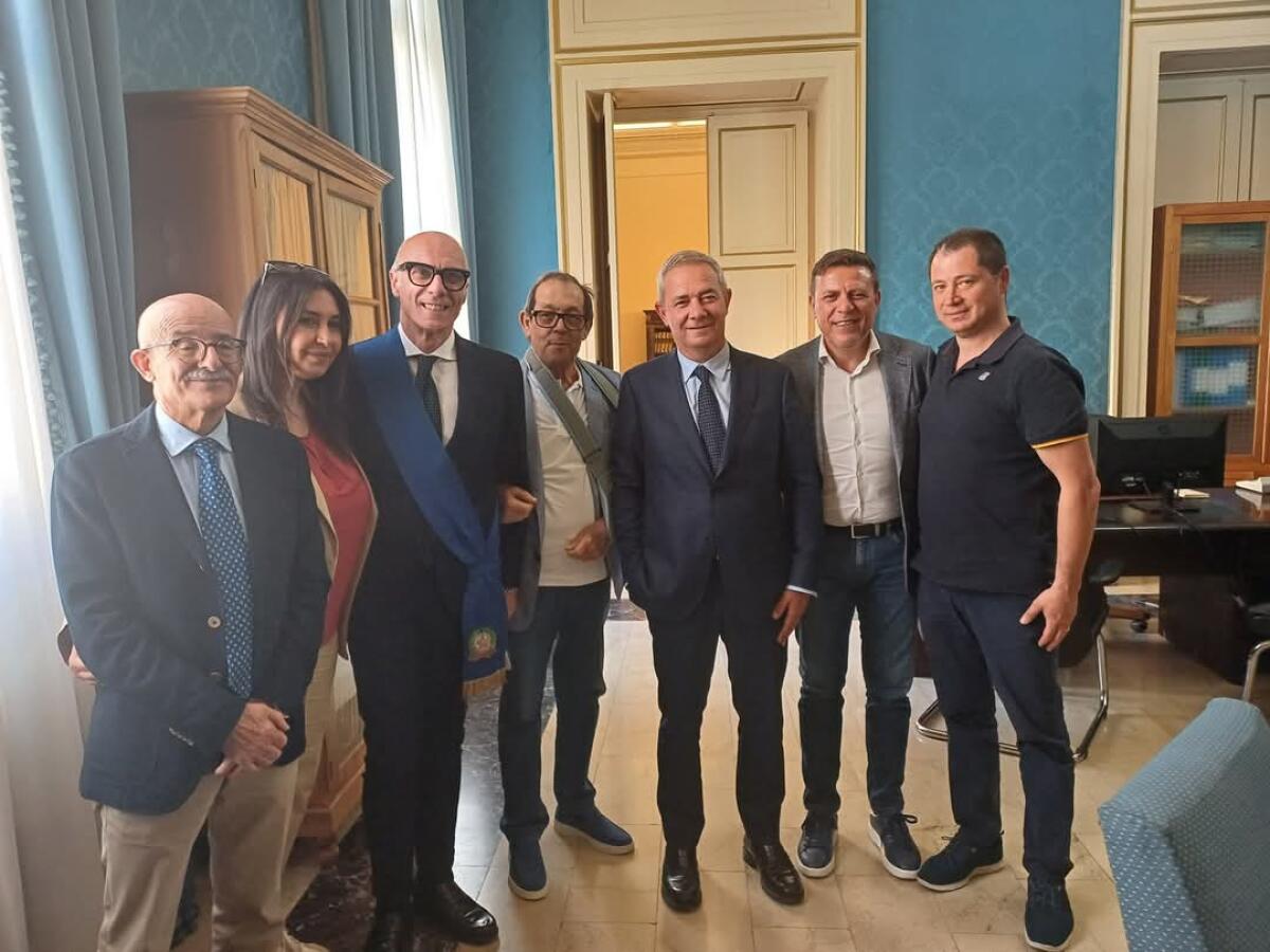 Delegazione gelese di Forza Italia presente all&#8217;insediamento del consiglio provinciale - 