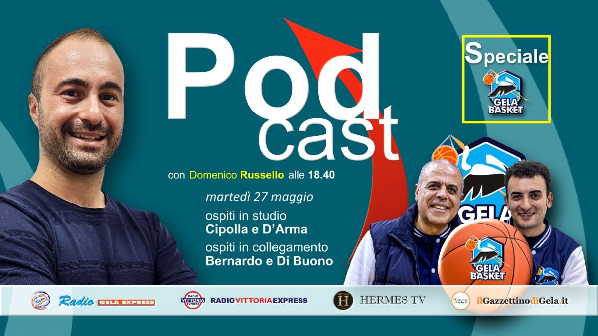 Domani alle 18.40 puntata speciale di “Podcast” dedicata al Gela basket - 