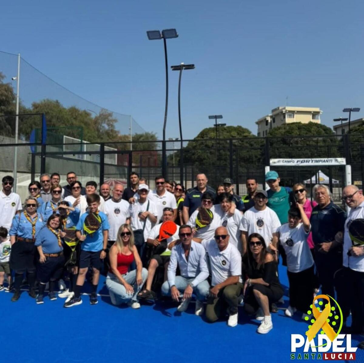 Giornata di solidarietà al Padel Santa Lucia con la ProCivis - 