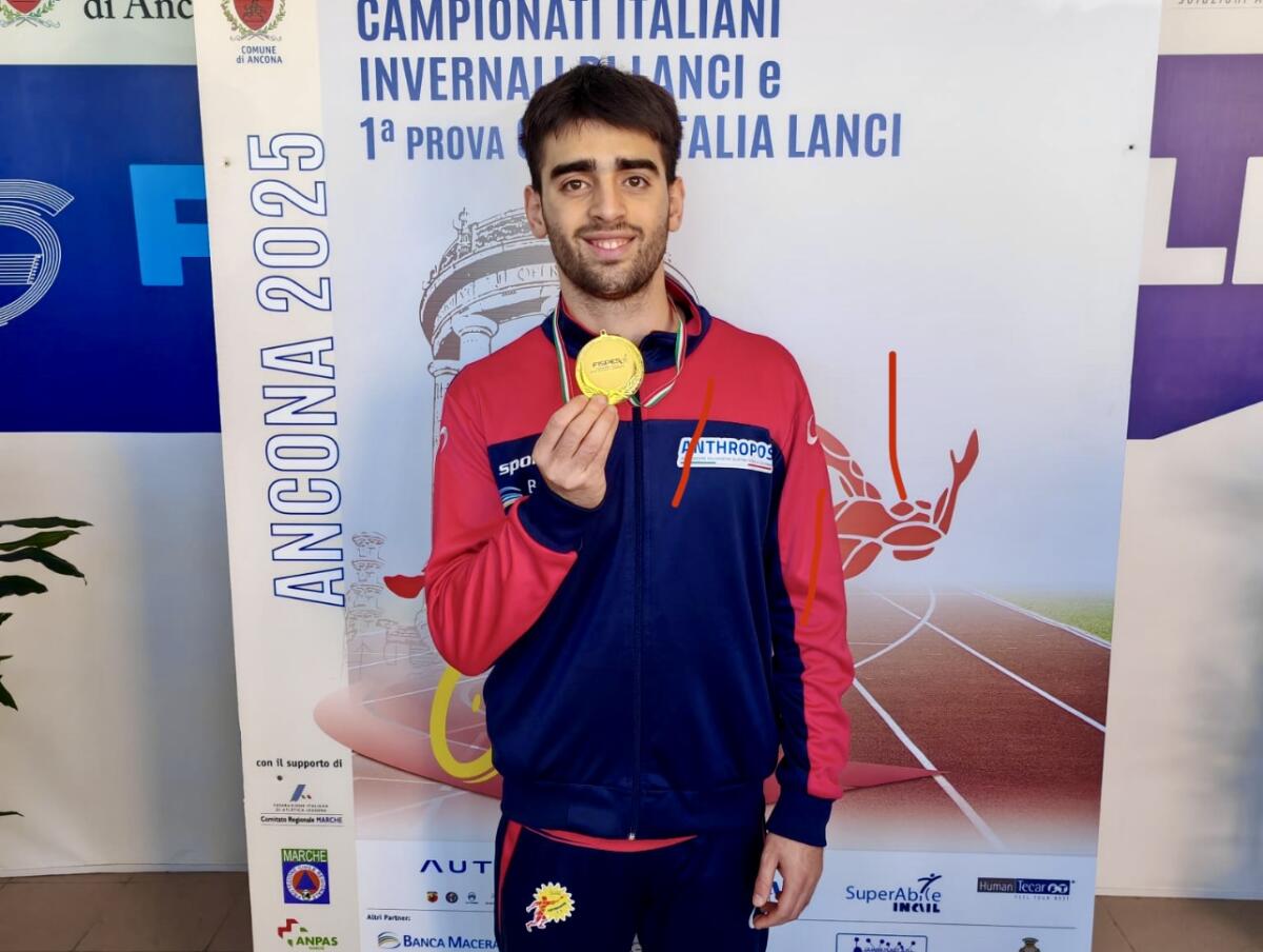 Per Salvo Bianca la medaglia di bronzo al valore atletico assegnata dal Cip -