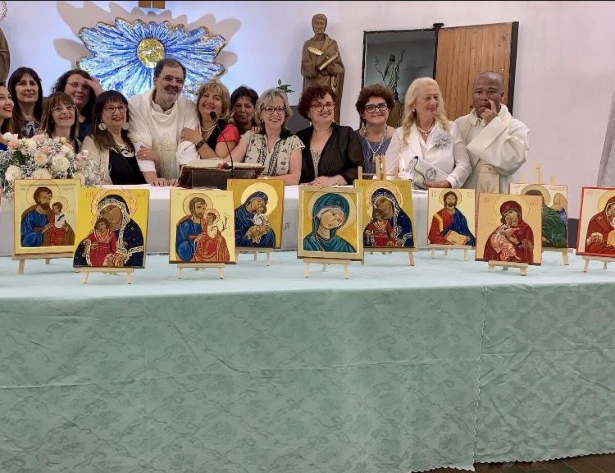 Benedizione delle icone realizzate dal gruppo “Eikon” a San Giovanni evangelista -