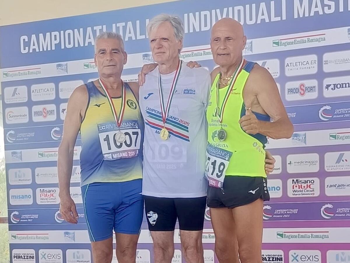 Ai Campionati Italiani terzo posto per Zito nei 400 metri M70 - 