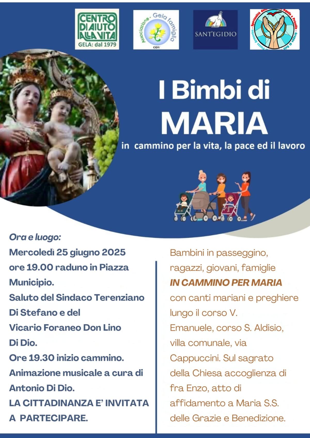 I bimbi di Maria in cammino verso la Madonna delle Grazie - 