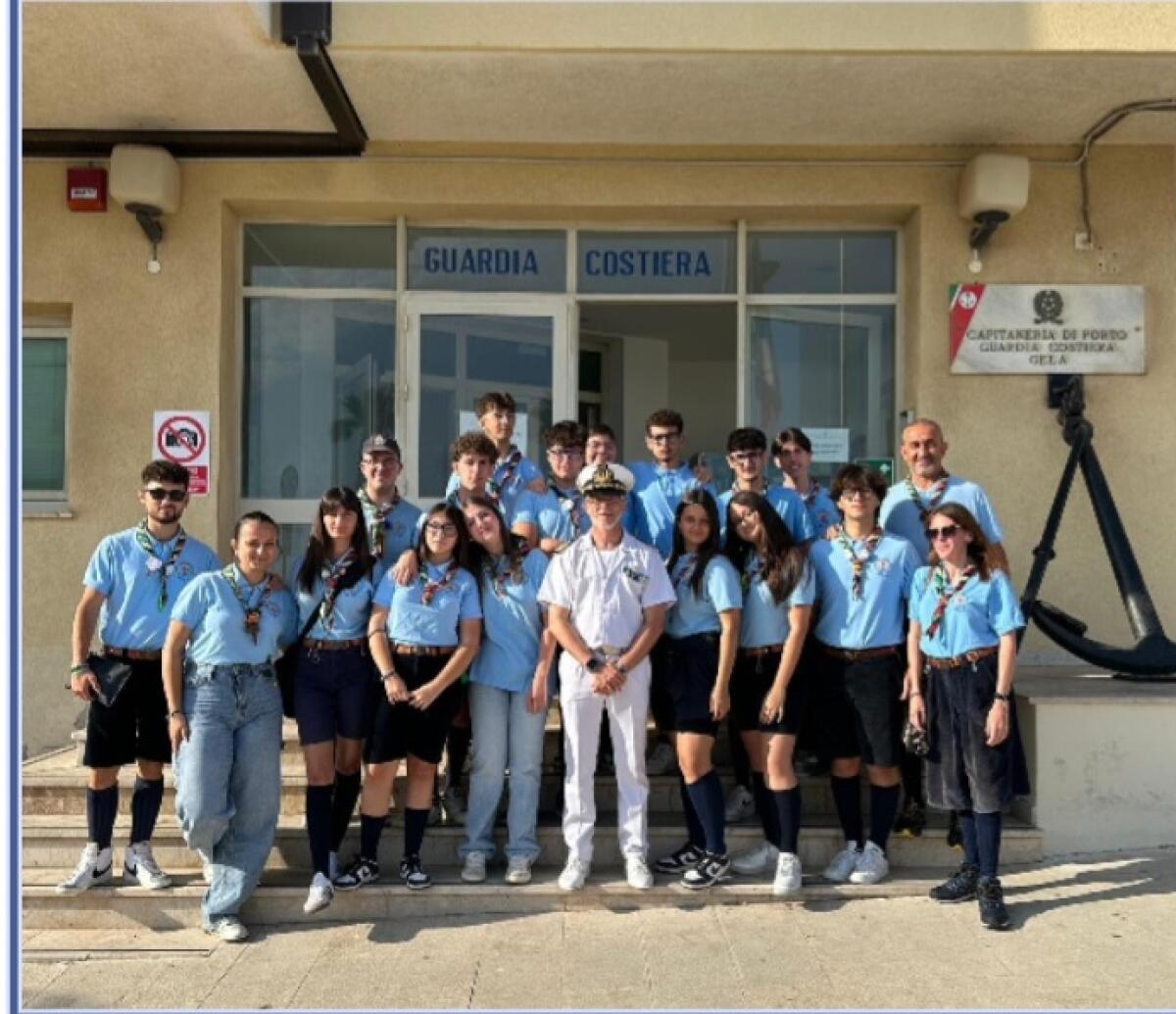 Gli scout Agesci Gela 7 alla Capitaneria di porto - 