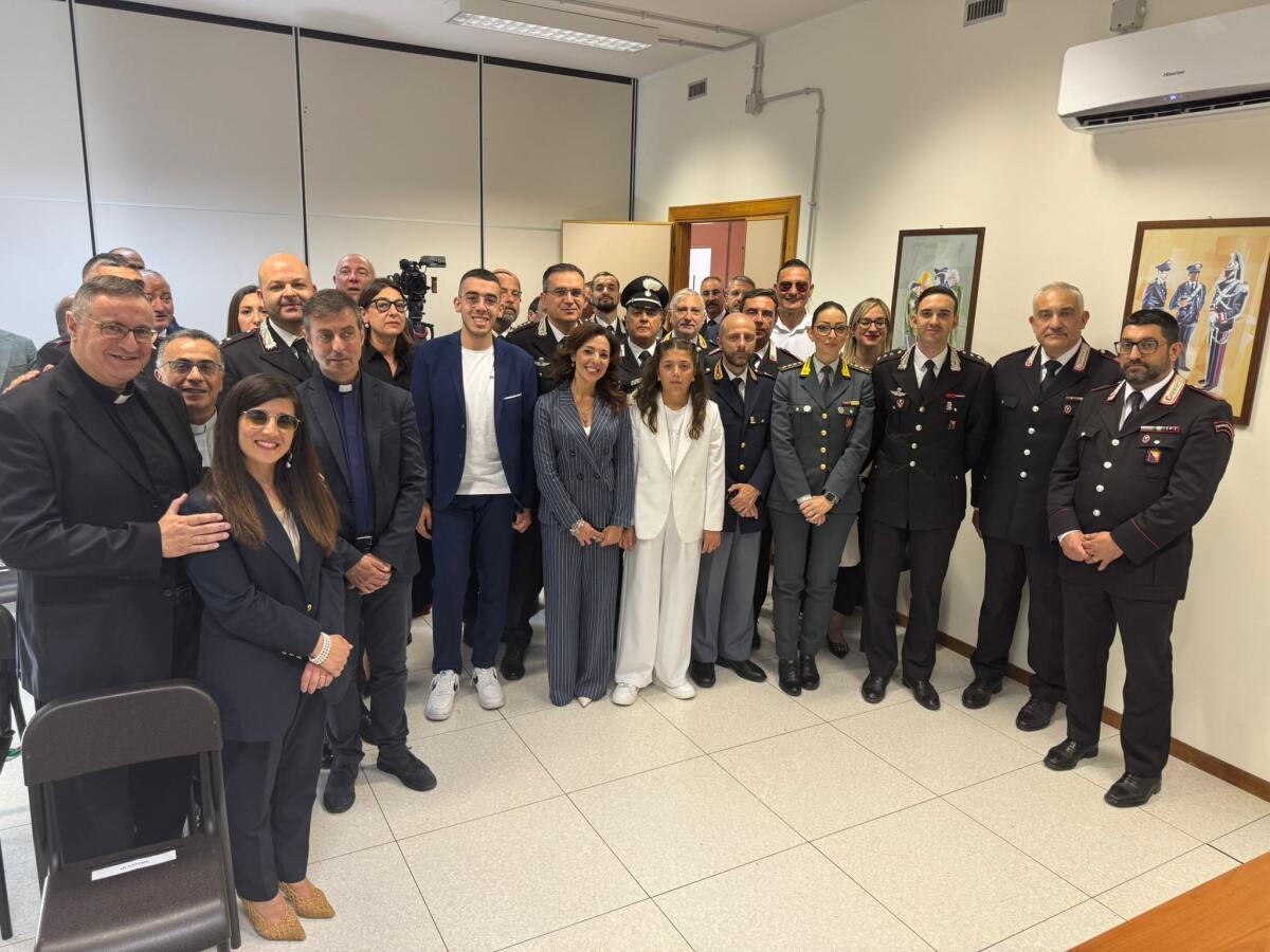 La sala briefing della Compagnia Carabinieri di Modica intitolata al Luogotenente Gerardo Cantarella -