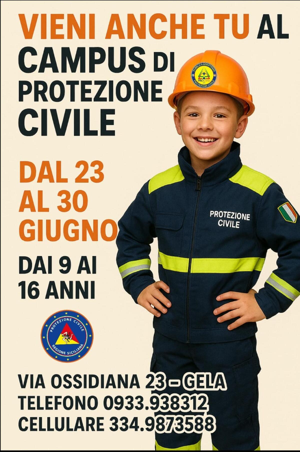 Iscrizioni aperte fino a sabato per il campus di Protezione civile - 