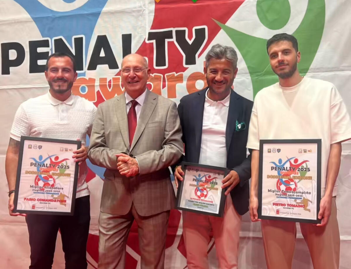 Comandatore e Tomaino “top” mister e centrocampista dell’anno in Promozione -