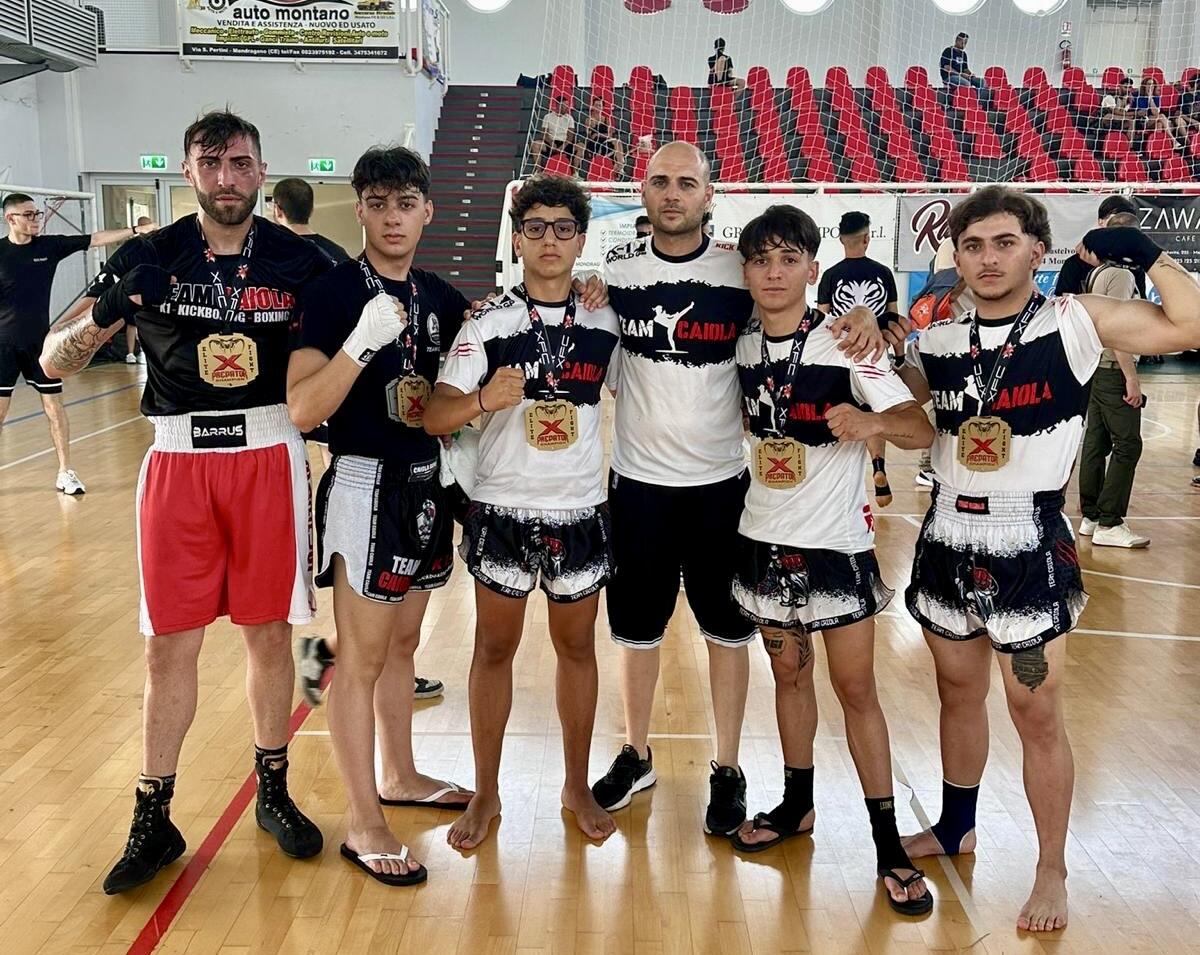 Il Team Caiola trionfa a Mondragone: 5 atleti, 5 primi posti nella Kick Light - 