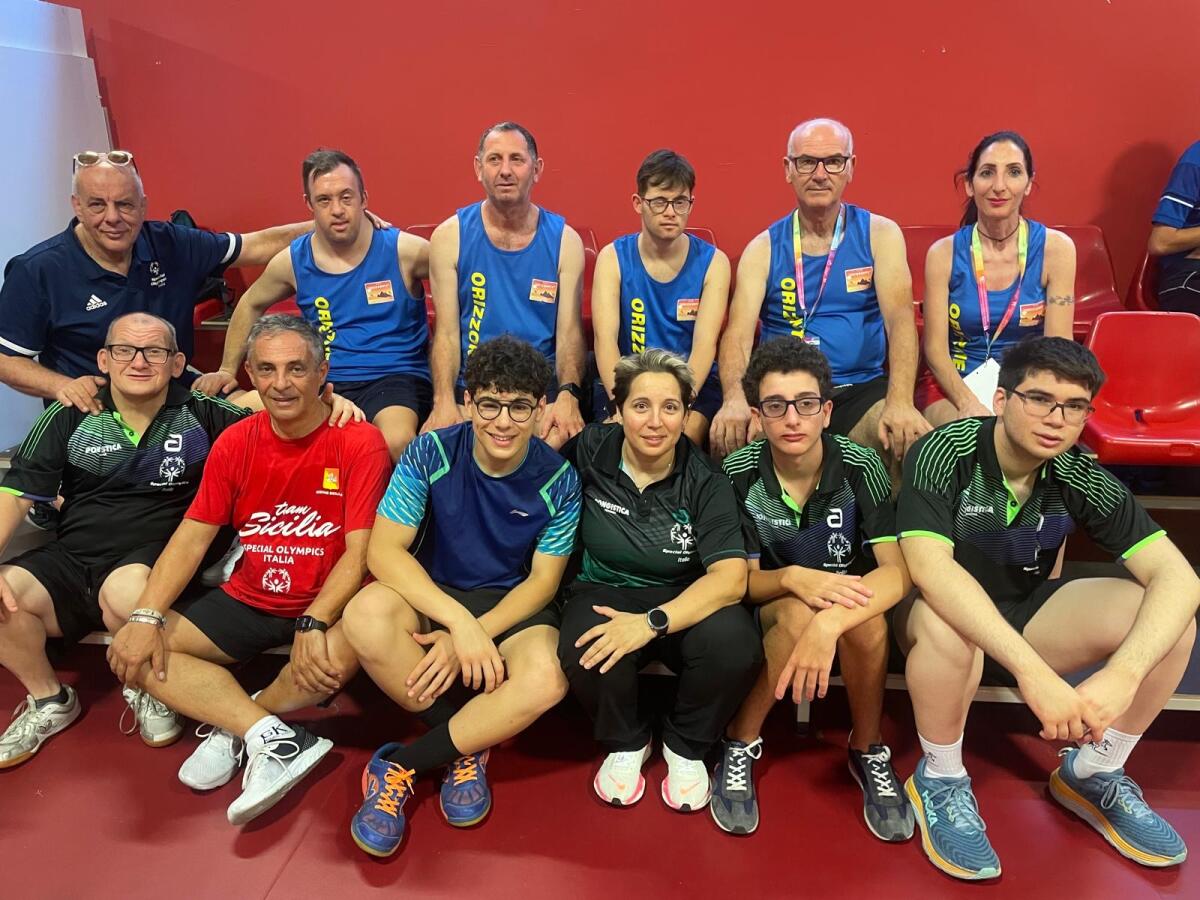 Asd Orizzonte in prima linea nel tennistavolo ai Play The Games di Parma di Special Olympics -