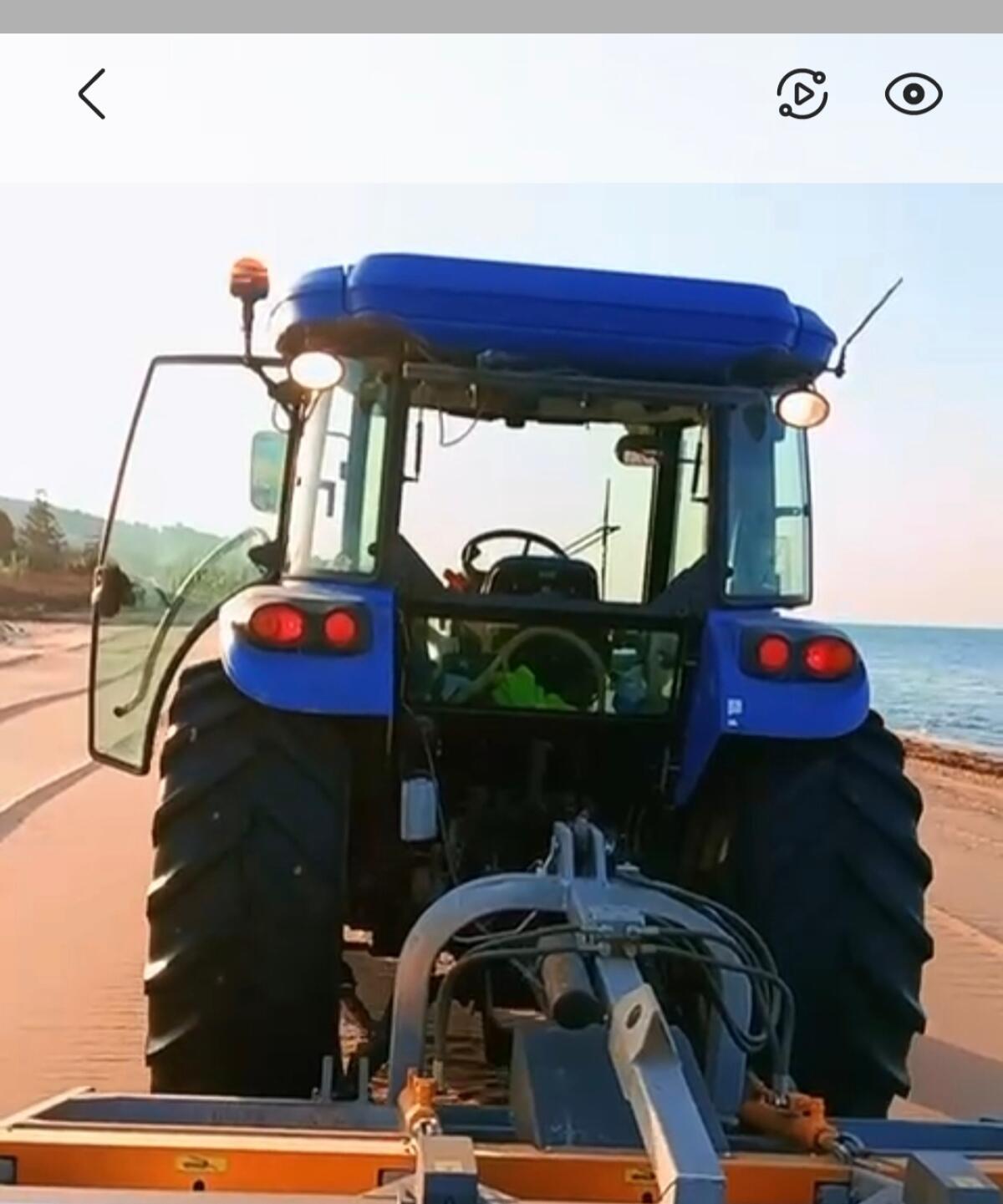 Il pulispiaggia a Butera camnina da solo: dipendente Inpianti Srr licenziato dopo un video su Tik tok - 