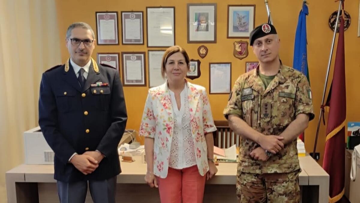 Strade sicure, visita in Questura del comandante del 5′ Reggimento Fanteria “Aosta” -