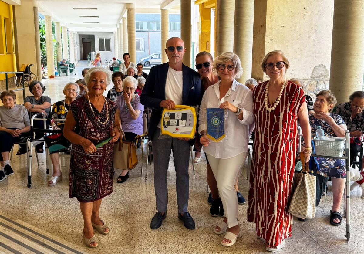 L’Inner Wheel ha donato un defibrillatore all’Ipab Aldisio -