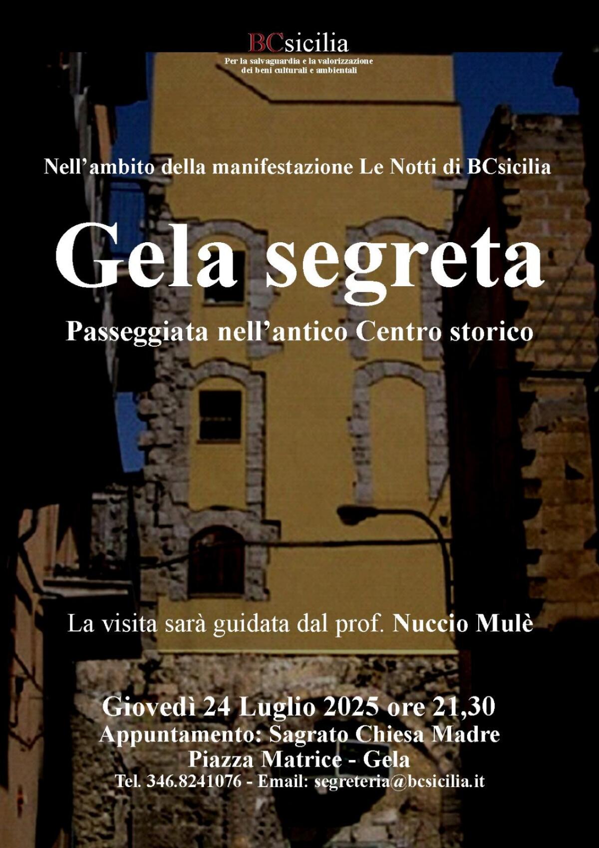 Domani torna la passeggiata &#8220;Gela segreta&#8221; - 