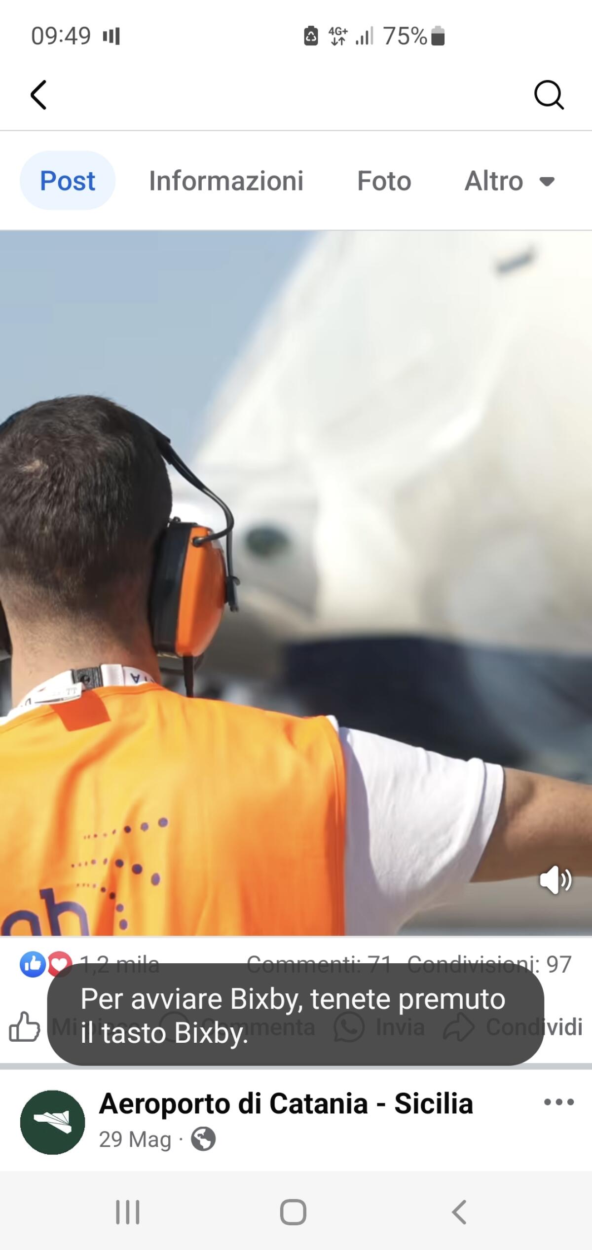Chiuso da stamattina aeroporto di Fontanarossa - 