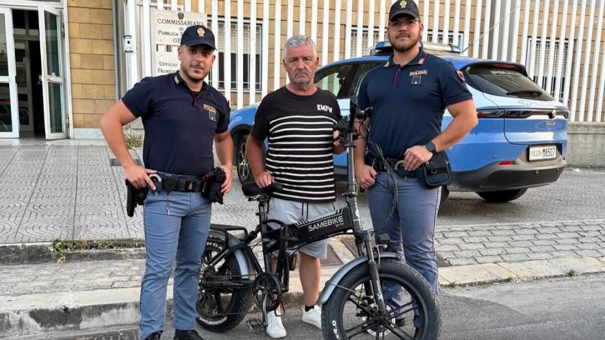 Bici rubata e ritrovata, &#8220;grazie Polizia&#8221; - 