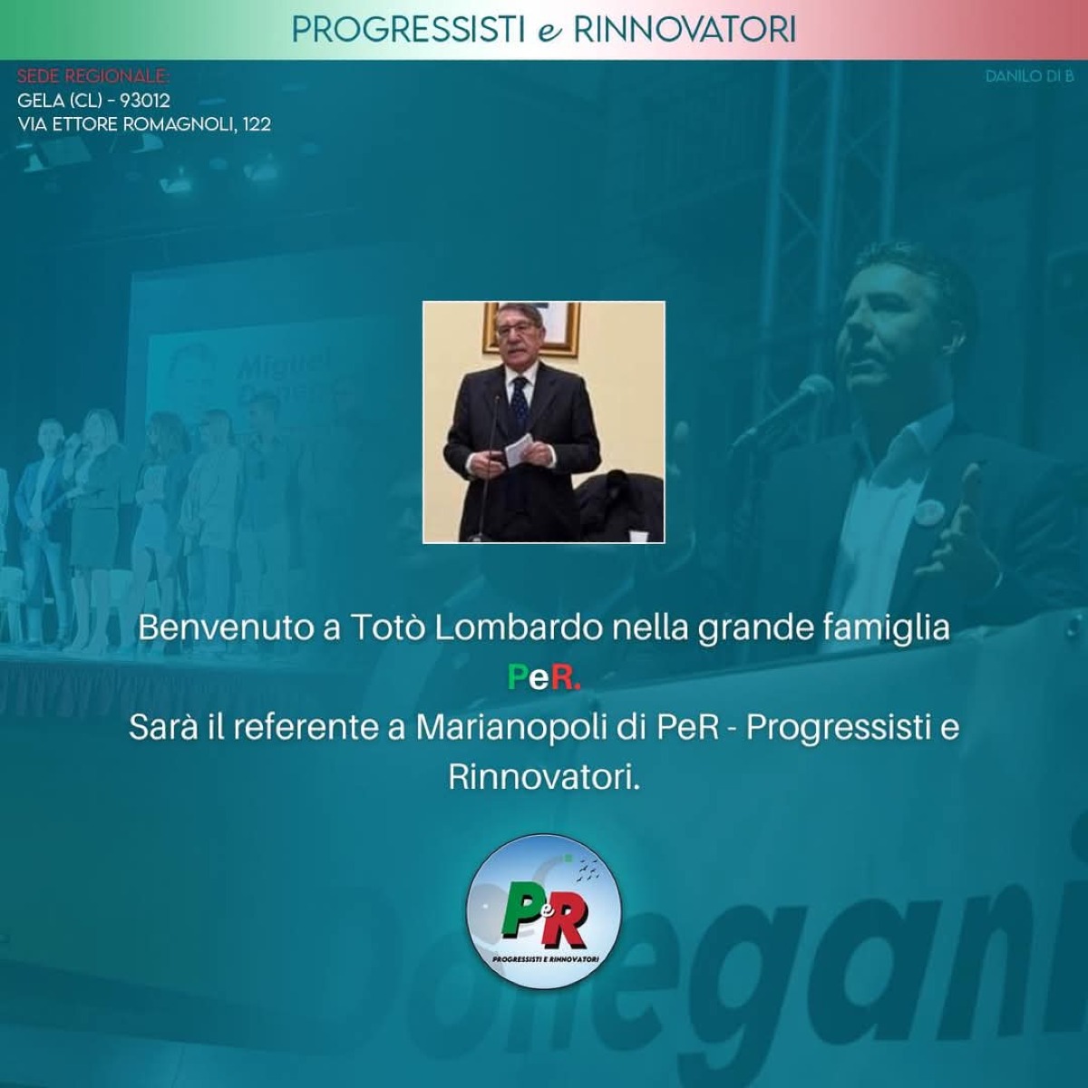 Il movimento PeR mettere radici a Marianopoli -