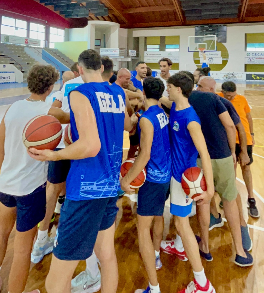 Gela basket, al via la stagione: atleti ieri in campo -