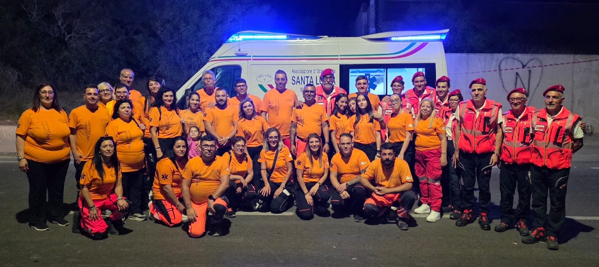 Il Cisom e l'Associazione Santa Lucia in prima linea -