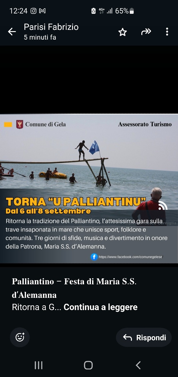 Torna il tradizionale appuntamento con il Palliantinu -