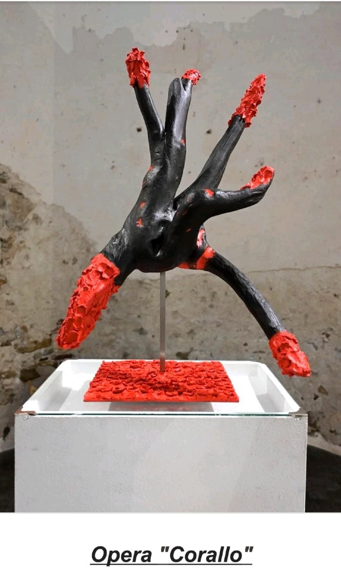 Lo scultore Maurizio Russo alla Biennale di Messina -