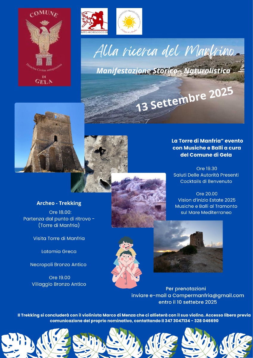 Valorizzare Manfria, previsto evento storico culturale -