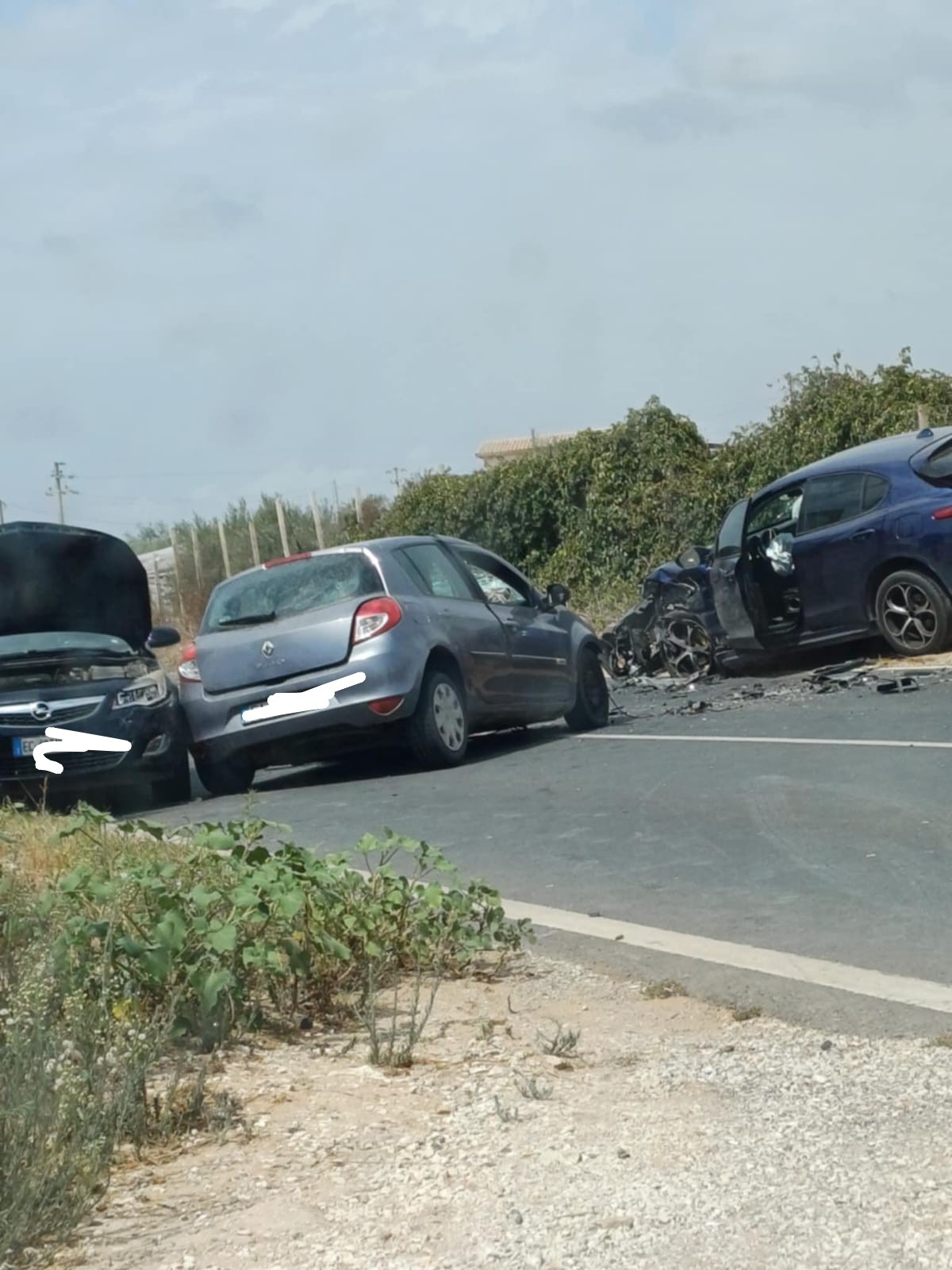 Maxi incidente stradale sulla Vittoria-Gela  - 