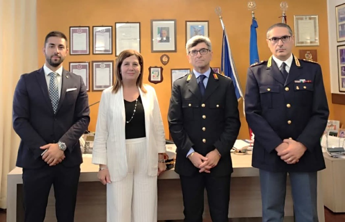 Incontro in Questura per il comandante Polizia Municipale  - 