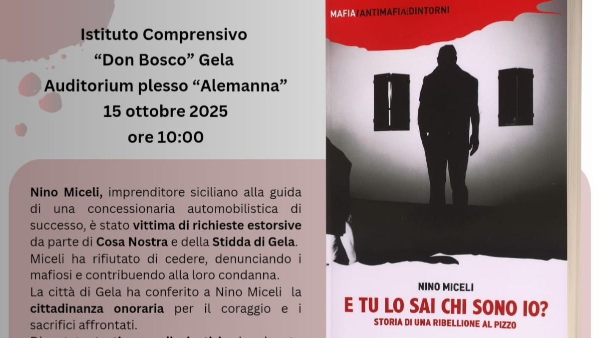 Nino Miceli presenta il suo libro nella "sua" Gela - 
