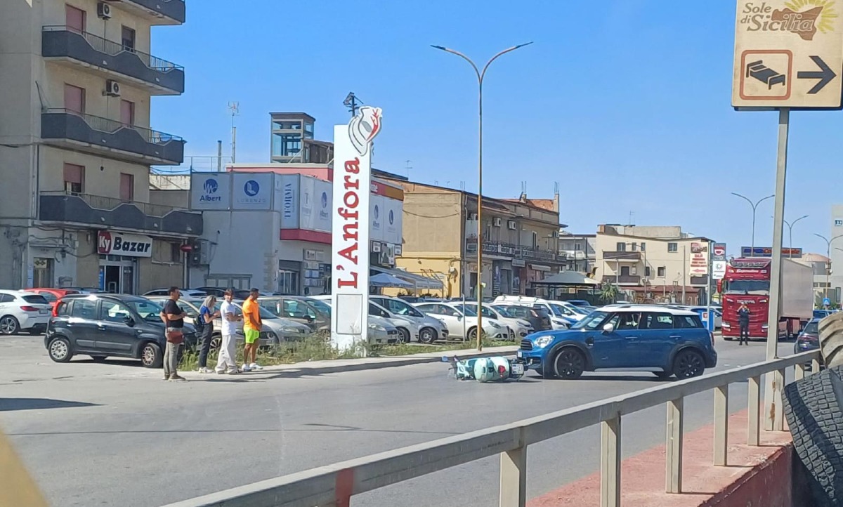 Un incidente stradale in via Venezia -