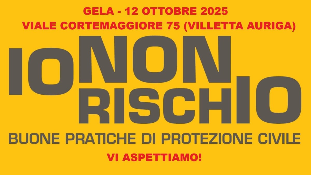 Giornata nazionale "Io non rischio" - 
