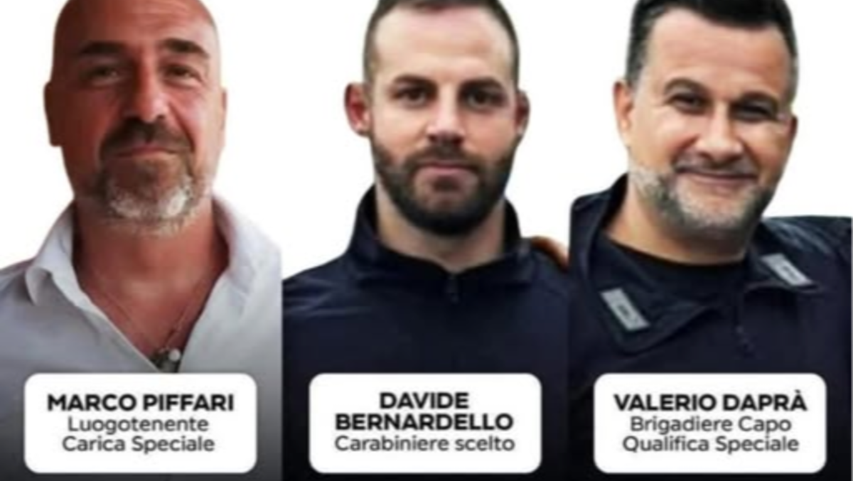 Morte dei tre carabinieri in Veneto, il dolore del Sinalp -