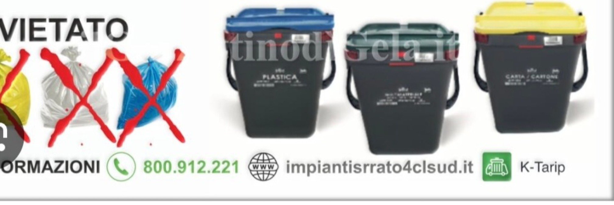 Stretta sui rifiuti:dal 25 controlli e obbligo dei mastelli -