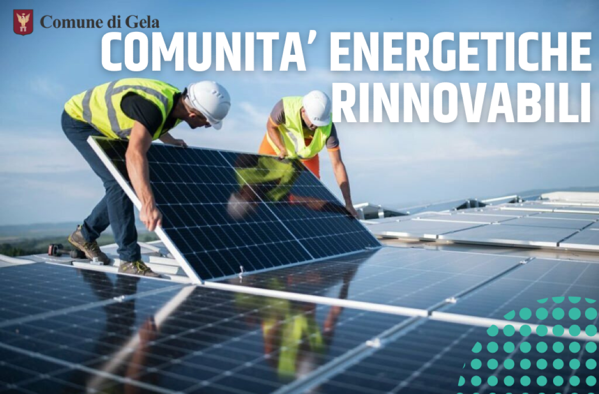 Al via iter per costruire la Comunità energetica  - 