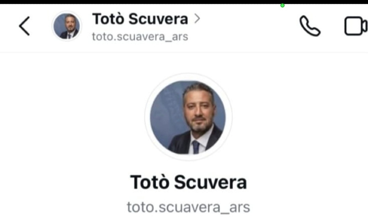 Clonato il profilo Instagram dell'on.Scuvera - 