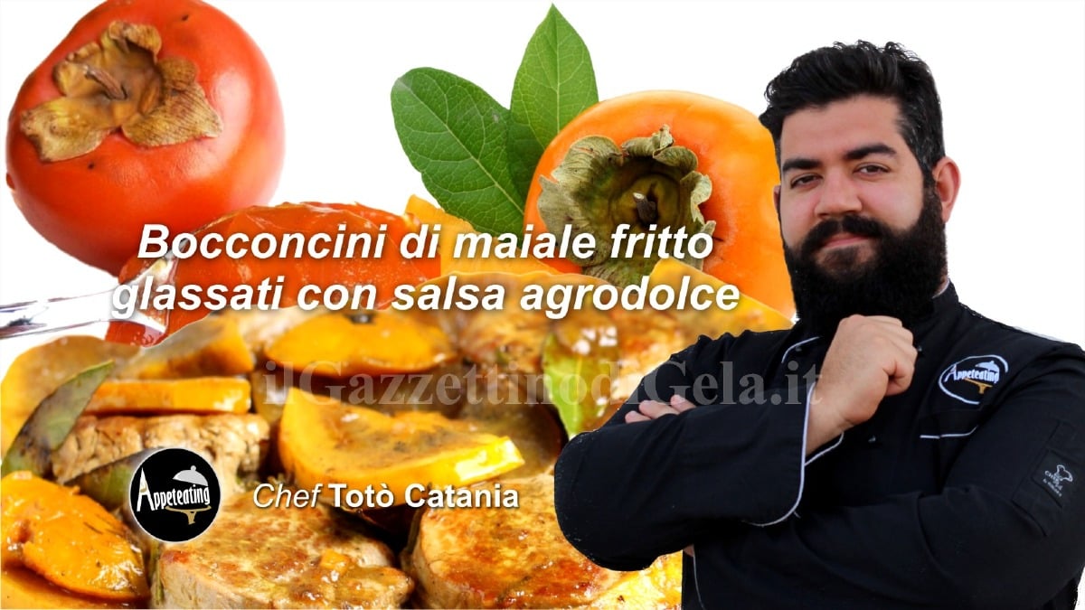 Maiale fritto in agrodolce versione d'autunno - 