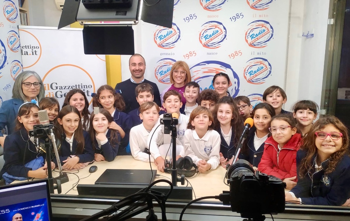 La IV B del “Gela e Butera” in visita a Radio Gela Express
