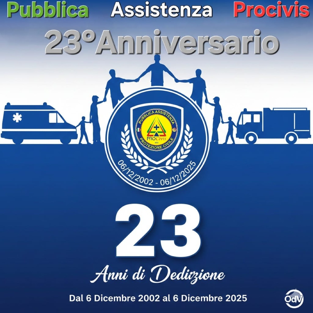 La ProCivis spegne 23 candeline  - 