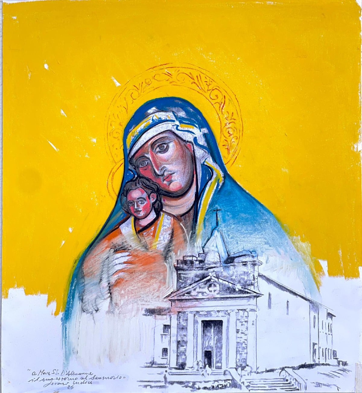 Si accende l'albero di Natale al Santuario M.SS d'Alemanna  - 