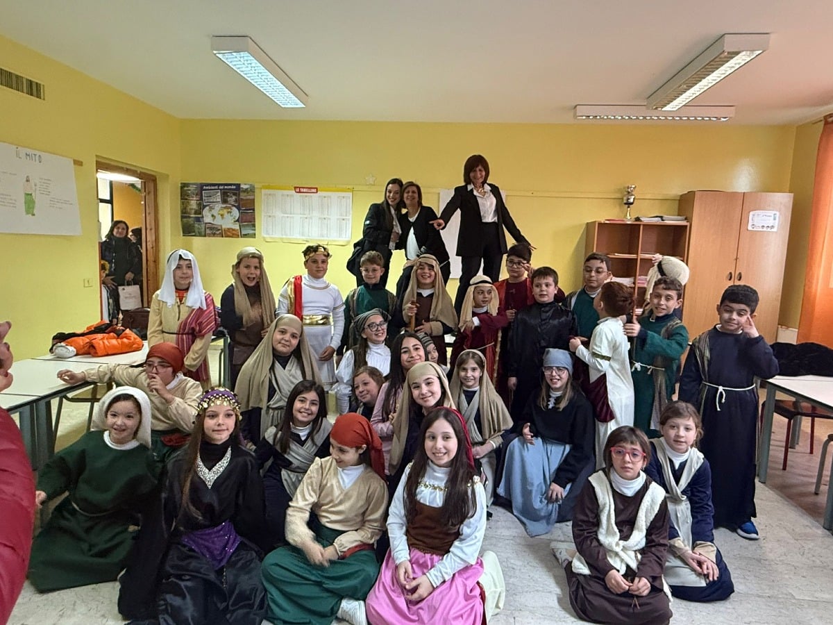 Presepe vivente al plesso Nelson Mandela  - 