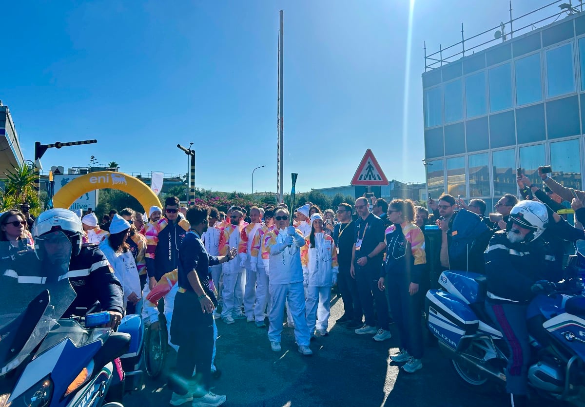 Gela ha accolto il viaggio della Fiamma Olimpica - 