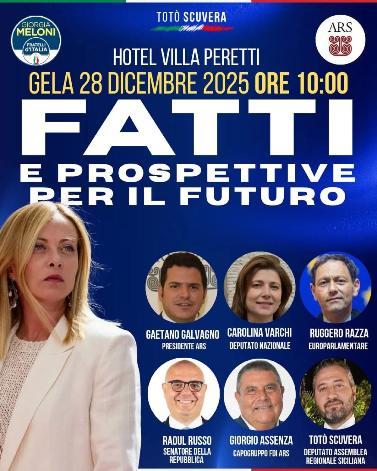 Stamattina all'Hotel Villa Peretti convention di FdI - 