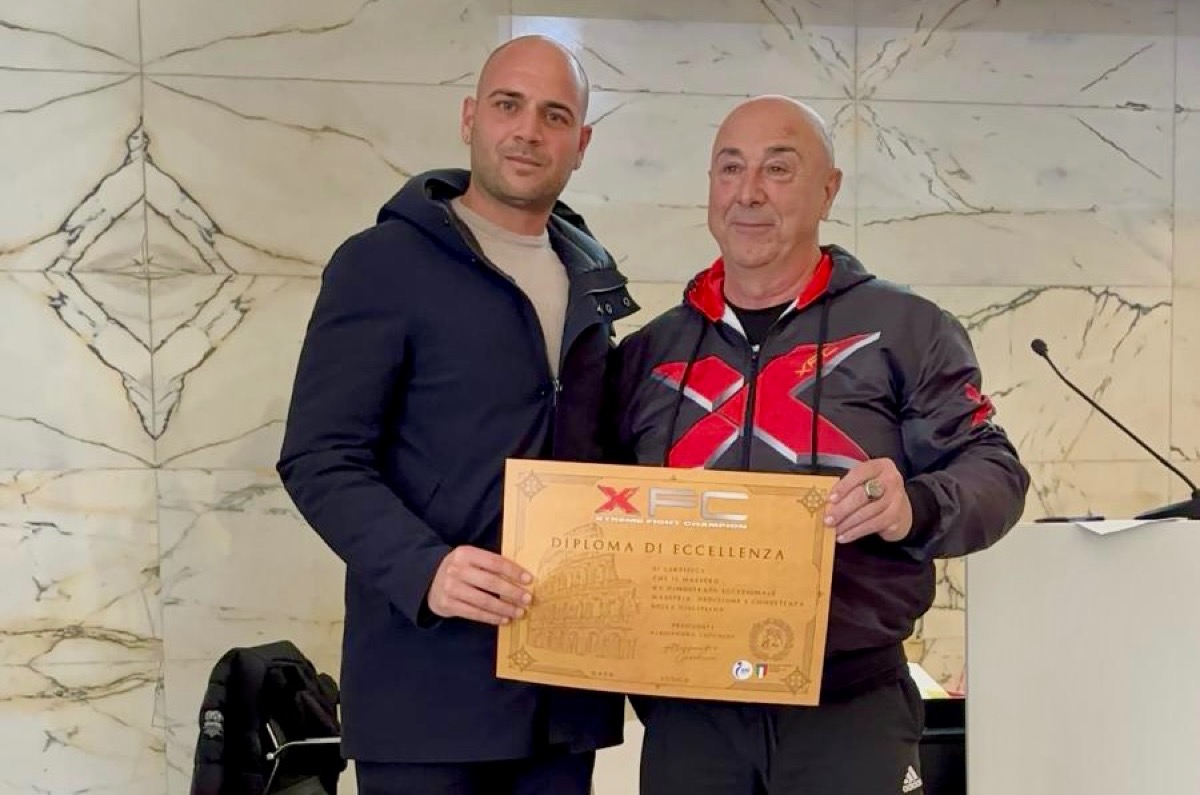 Il maestro Carmelo Caiola premiato al Coni di Roma - 