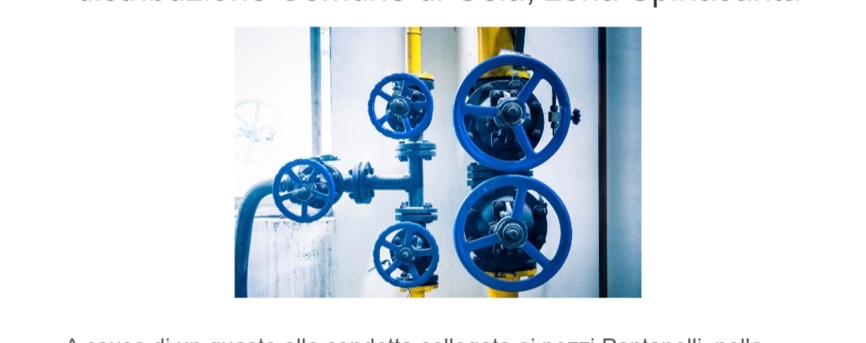 Dal 3 febbraio interruzione del servizio idrico  - 