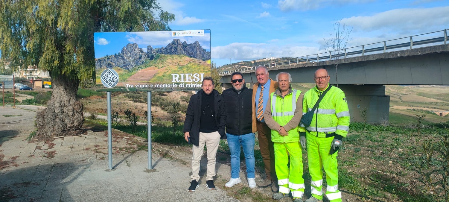 Riesi: nuova cartellonistica di benvenuto  - 