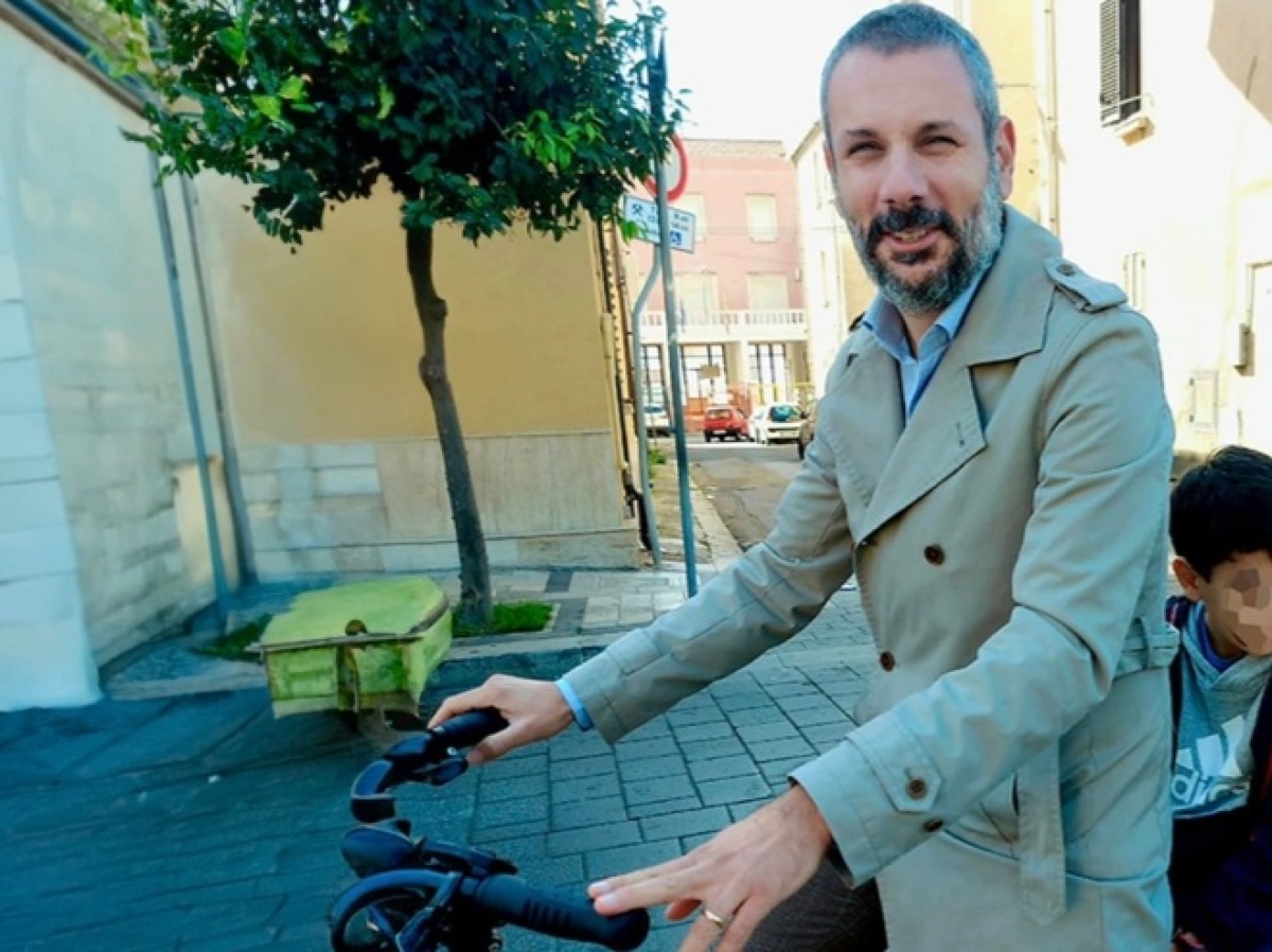 Incidente in bicicletta  per l'assessore Morgana  - 