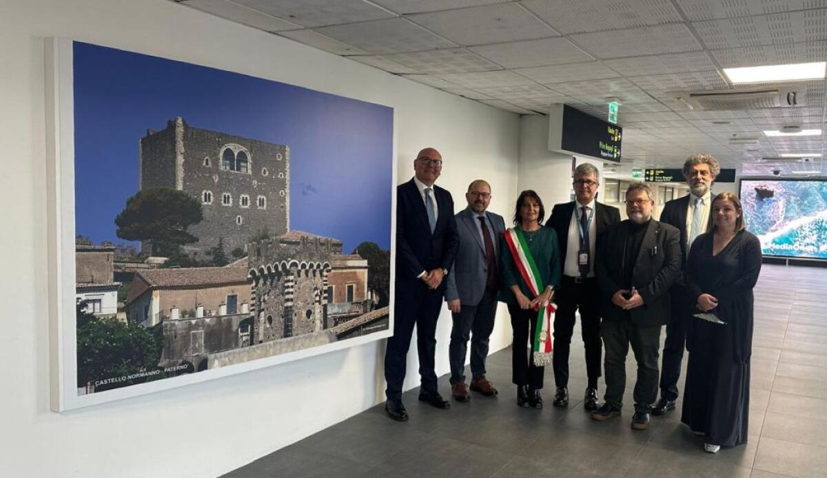 All’Aeroporto di Catania un’immagine dedicata a Paternò, l’antica Hybla Major - 