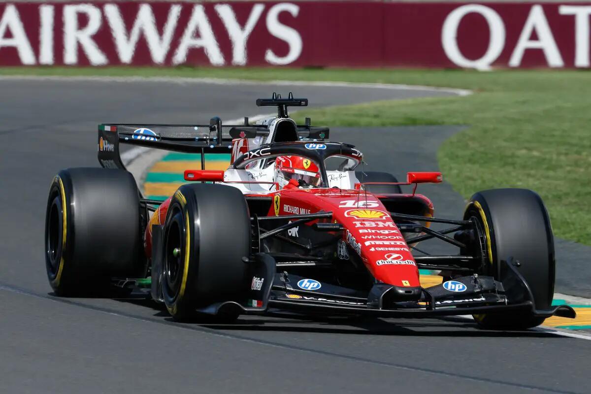 Le Ferrari protagoniste nelle Fp1 del Gp Australia, Fp2 a Piastri - 