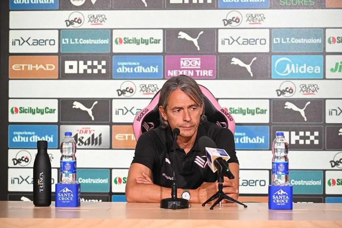 Palermo, Inzaghi “Il ko di Pescara non pregiudica nulla, i tifosi hanno capito il momento e ciò che ha fatto questa squadra” - 