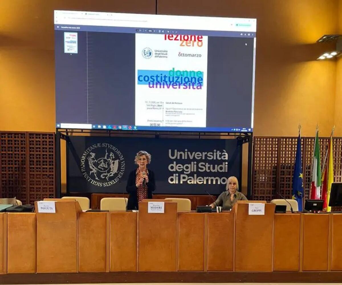 A Palazzo Steri la quinta edizione di “Lezione zero – 8 marzo” organizzata dall’Università di Palermo - 