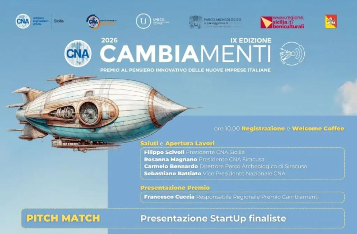 Cna Sicilia, a Siracusa la finale regionale del Premio Cambiamenti - 